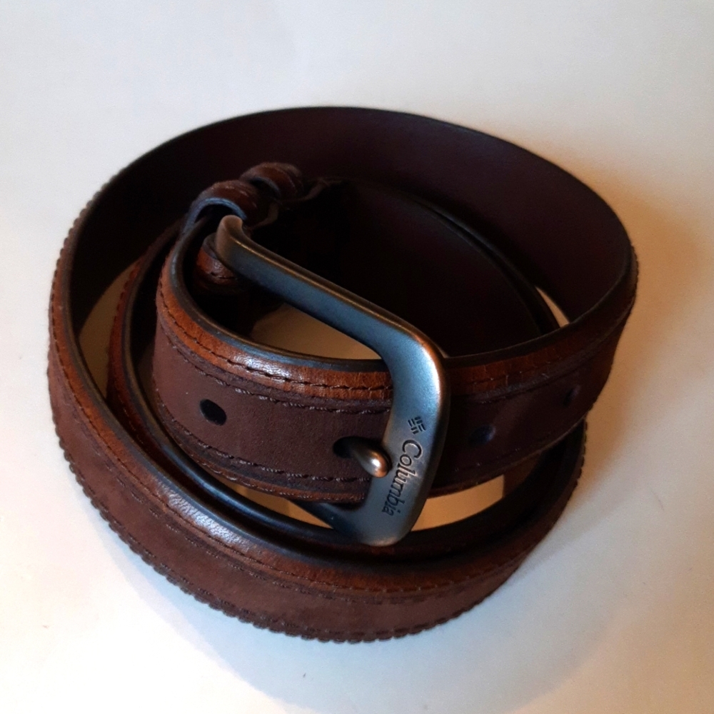 Columbia Genuine Leather and suefe Belt